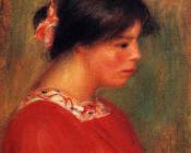 Head of a Woman in Red